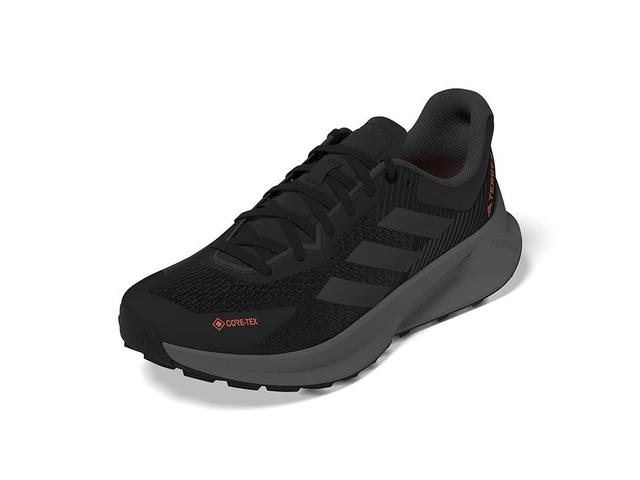 adidas Outdoor Terrex SoulStride Flow GORE-TEX(r) (Core /Grey Six/Impact Orange) Men's Shoes Product Image