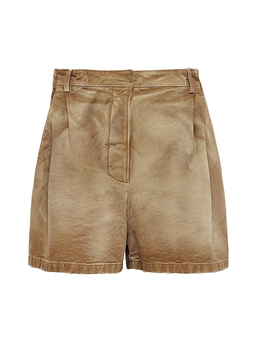 Womens Canvas Shorts Product Image