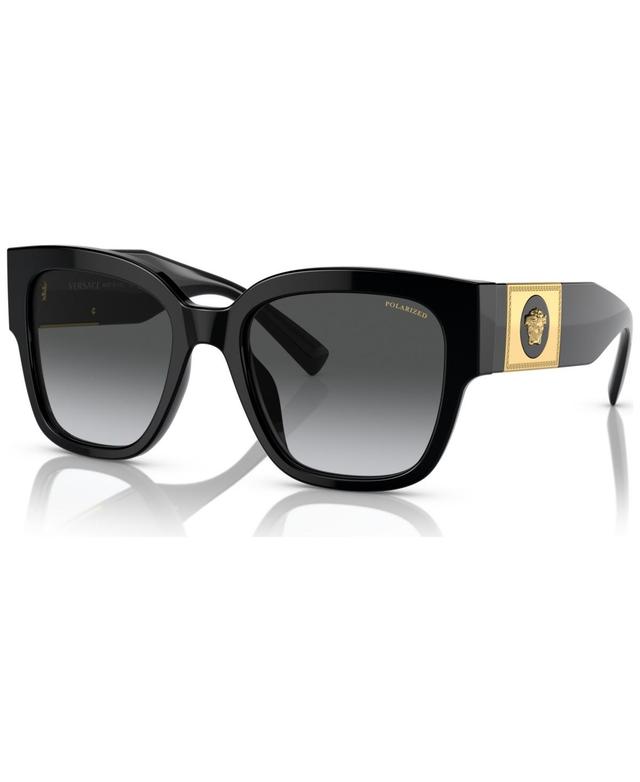 Versace Womens VE4437U Medusa Studs 54mm Black Square Sunglasses Product Image