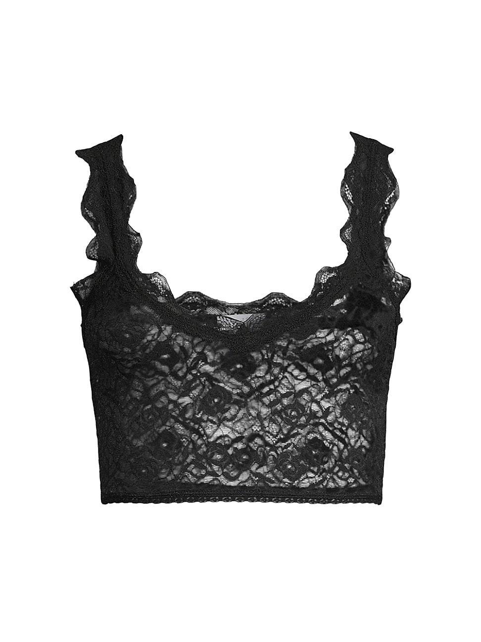 Womens Colette Lace Crop Top Product Image