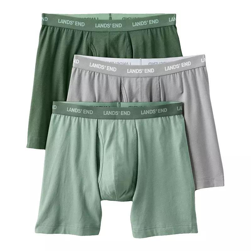 Mens Lands End 3-Pack Comfort Boxer Briefs Product Image