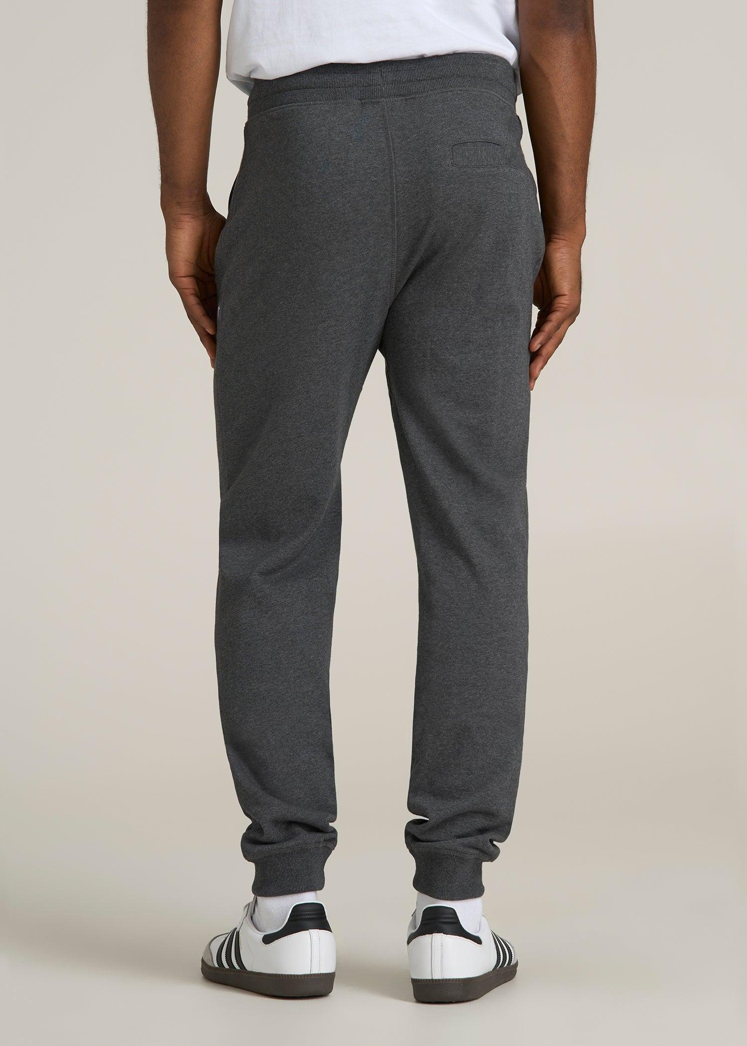 Wearever 2.0 French Terry Joggers for Tall Men in Charcoal Mix Male Product Image