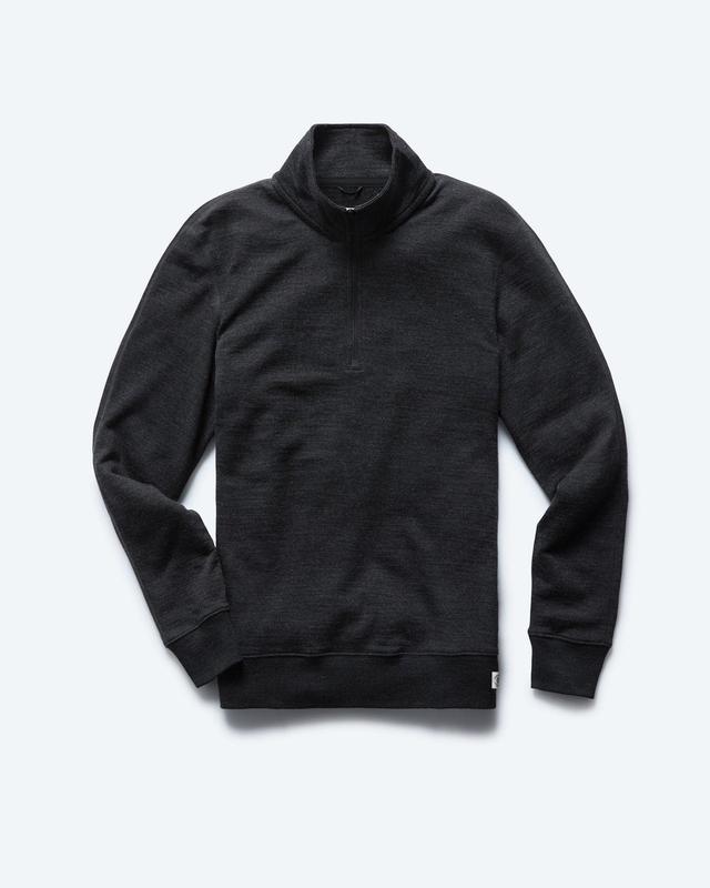 Merino Terry Half Zip Male Product Image