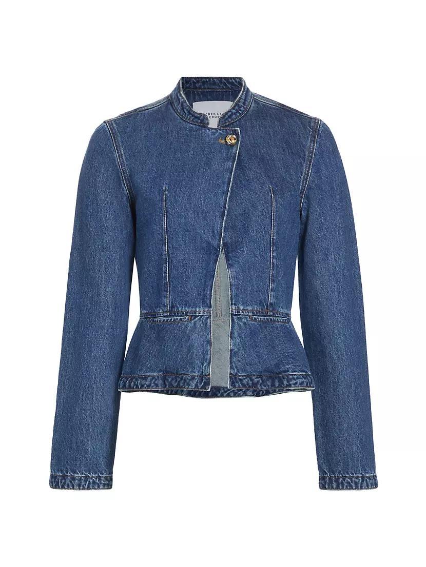 Adeline Peplum Denim Jacket product image