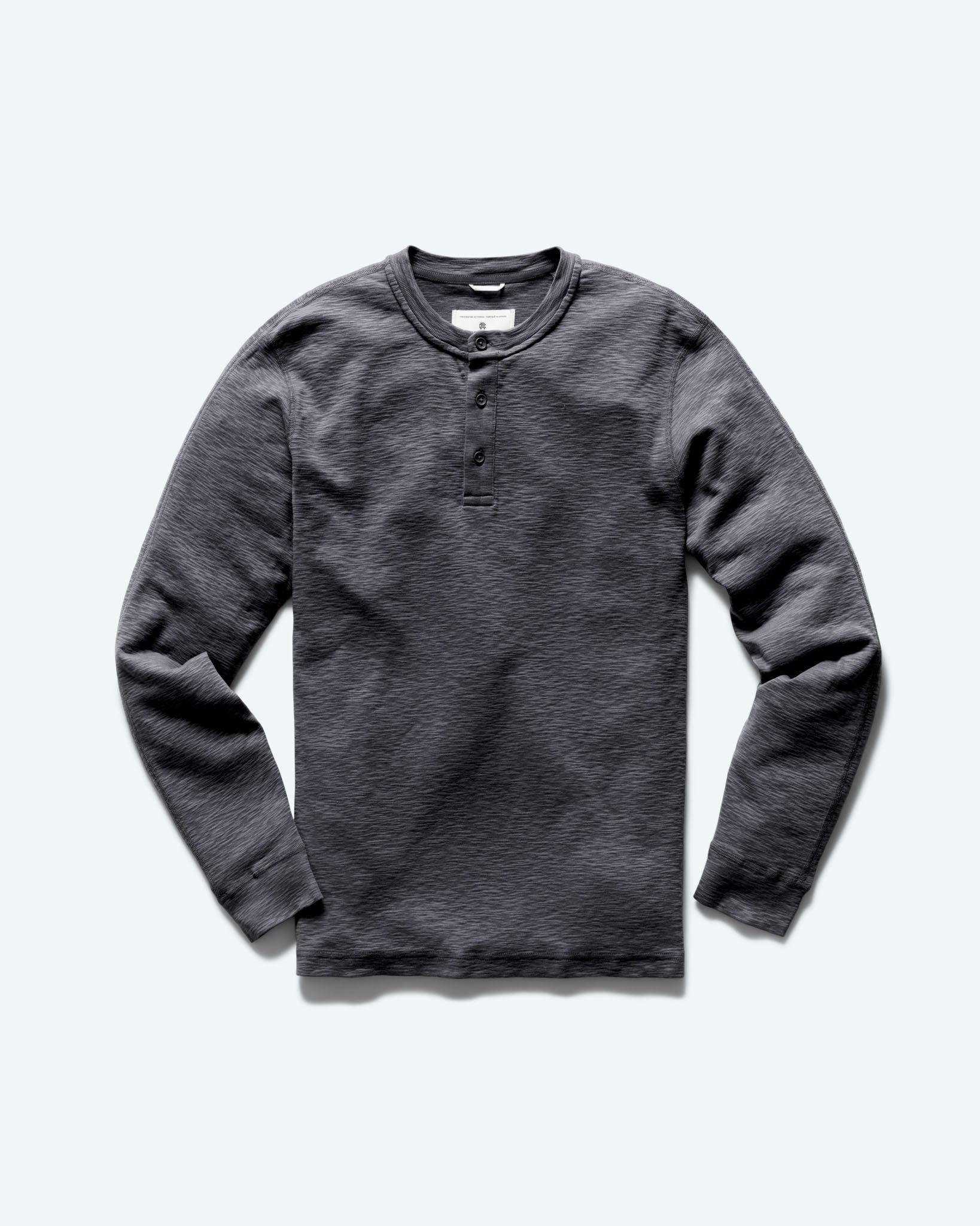 1x1 Slub Henley Male Product Image