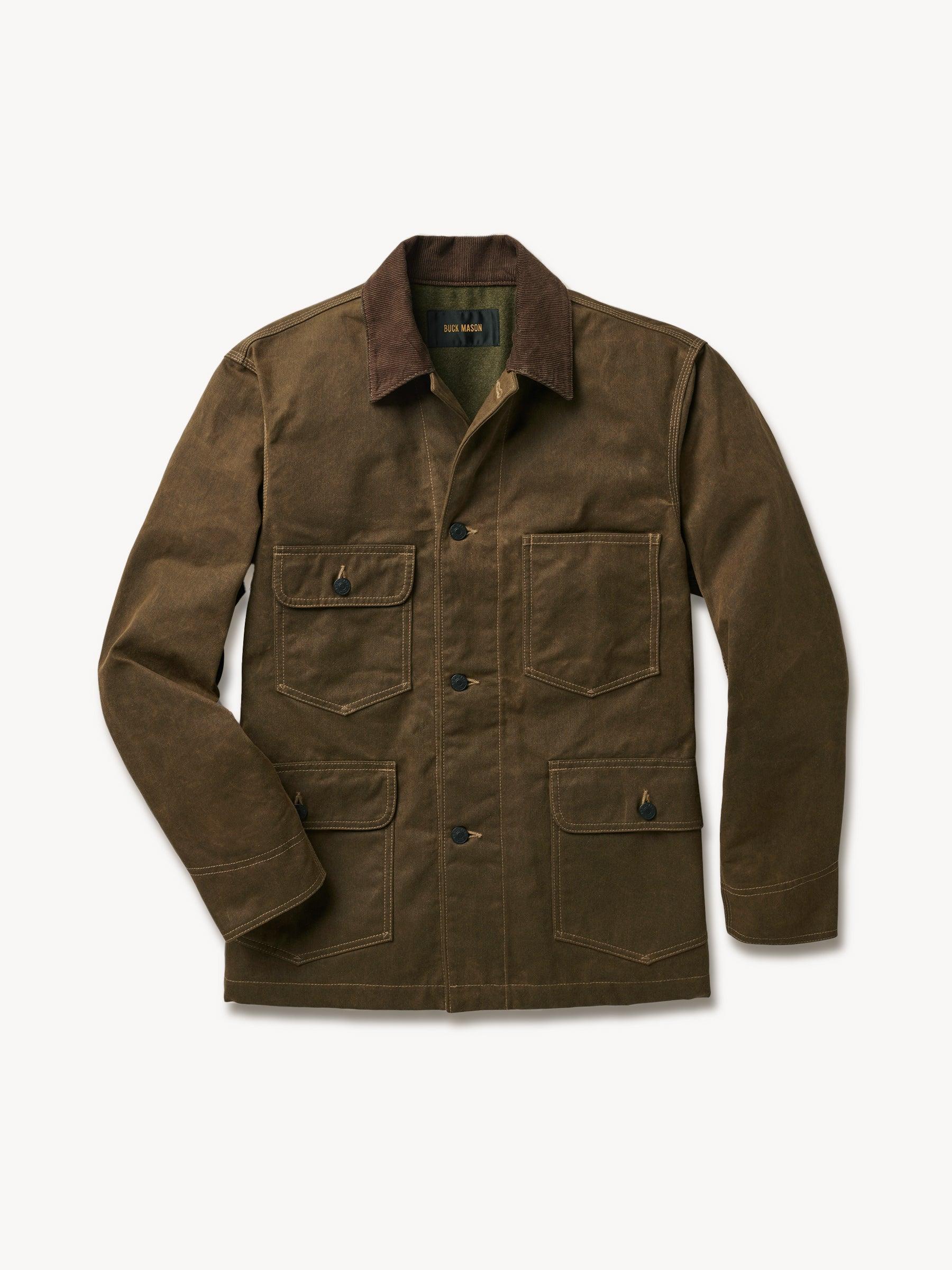 Oarweed Dry Waxed Canvas Highland Jacket Product Image