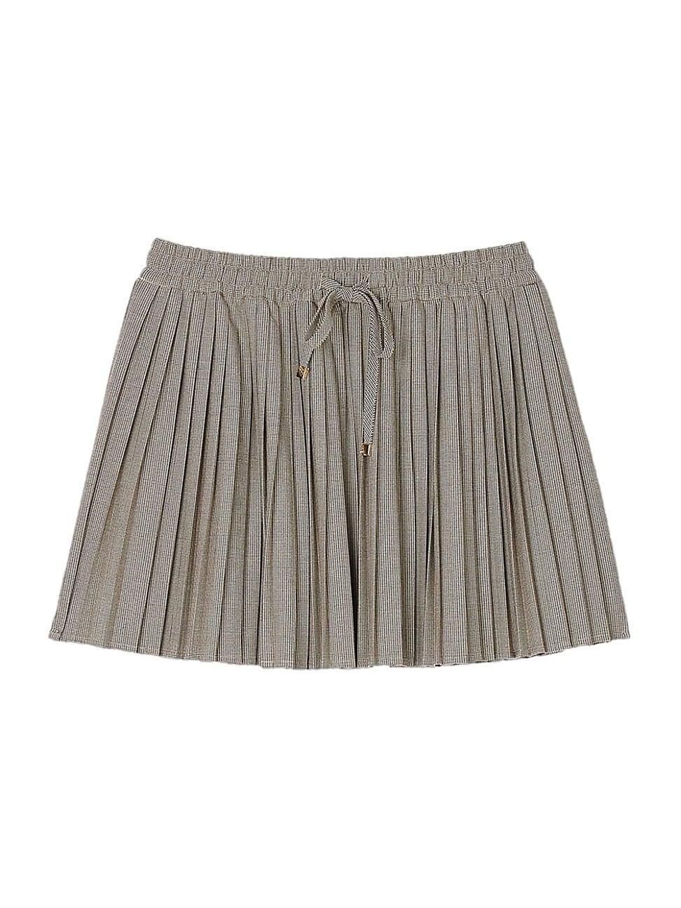 Womens Short Pleated Skirt Product Image