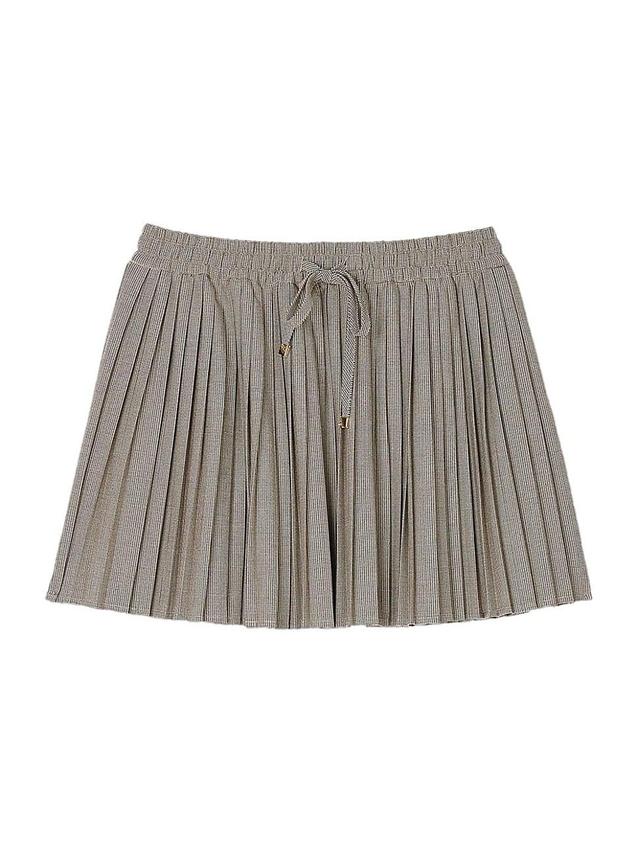 Womens Short Pleated Skirt Product Image