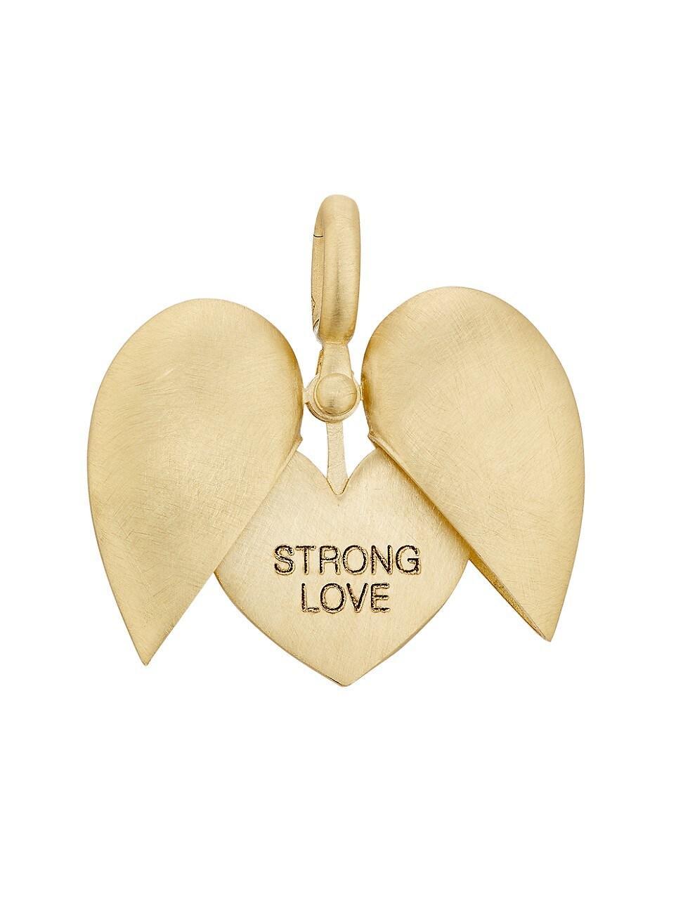 Womens Paulette 14K Yellow Gold Heart Charm Product Image