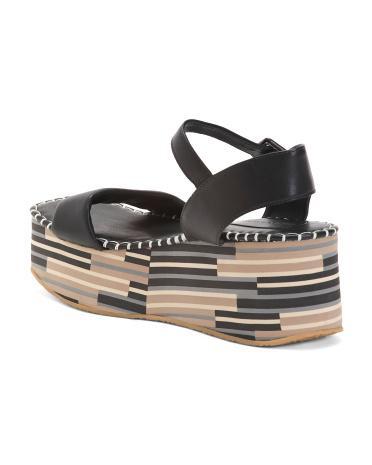 Leather Marley Platform Sandals for Women Product Image