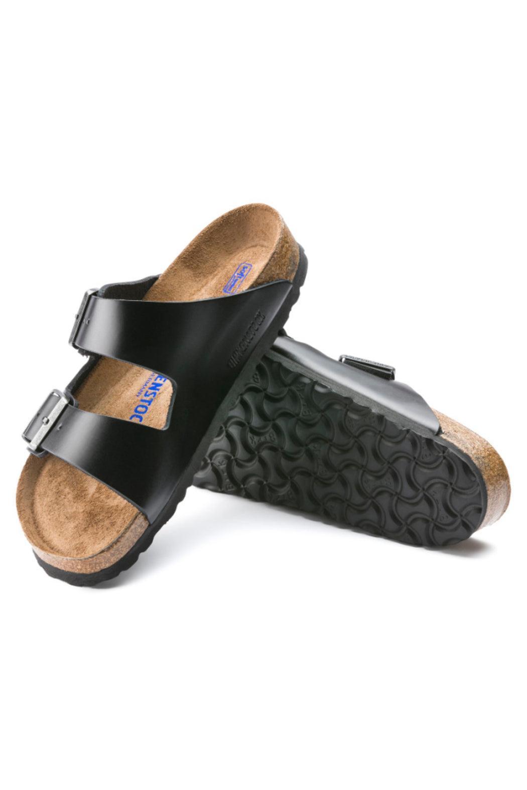 Birkenstock Arizona in Black Almafi Leather Male Product Image