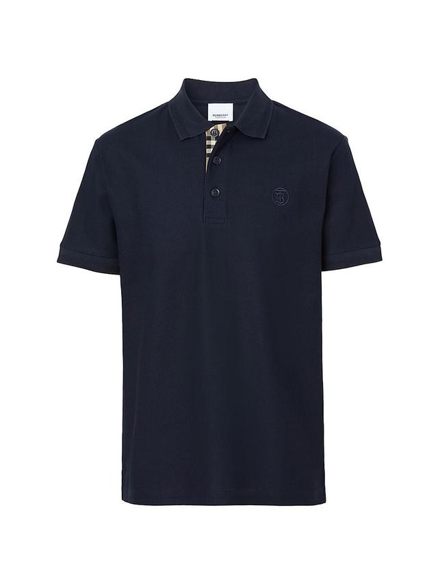 Mens Eddie Piqu Polo Shirt Product Image