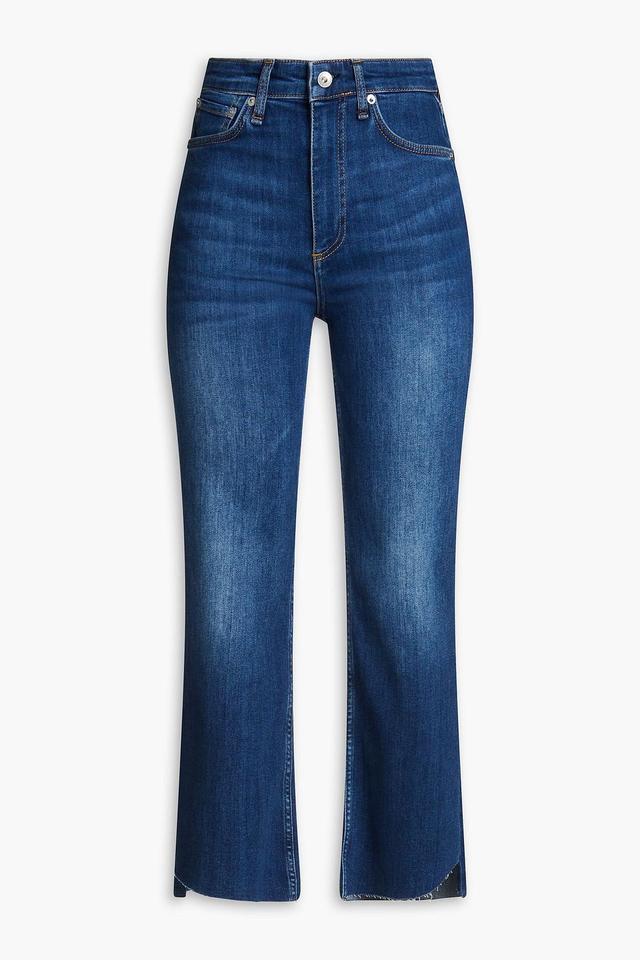 Casey High-rise Kick-flare Jeans In Mid Denim Product Image