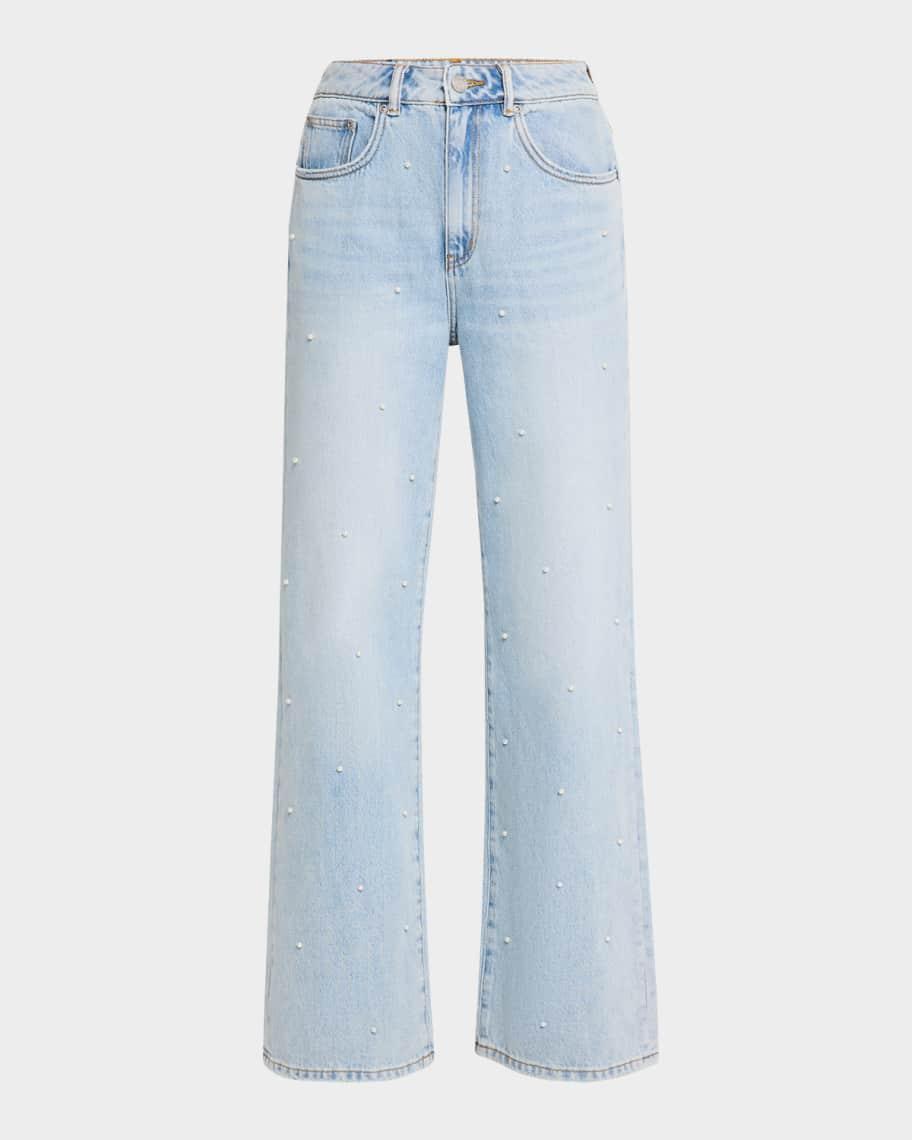 Pearl Wide-Leg Jeans Product Image