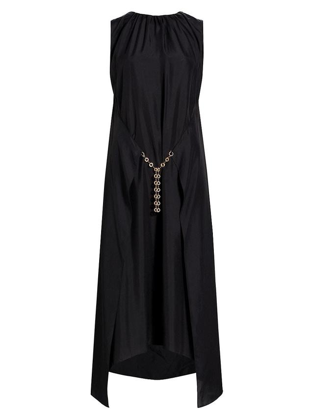 Womens Silk Chain Midi Dress Product Image