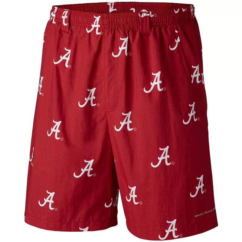 Mens Columbia Crimson Alabama Crimson Tide Big & Tall Backcast Shorts Product Image