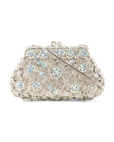 Crystal Flower Clutch for Women Product Image