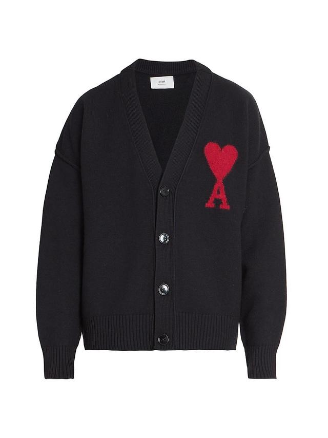 Mens Monogram Wool Cardigan Product Image