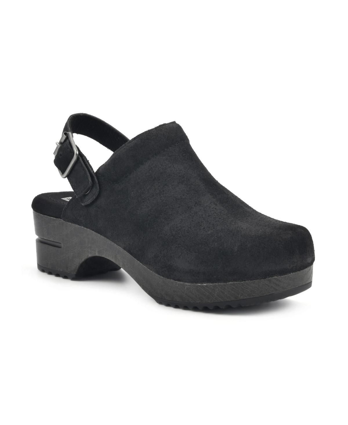 White Mountain Womens Being Slingback Platform Clogs Product Image