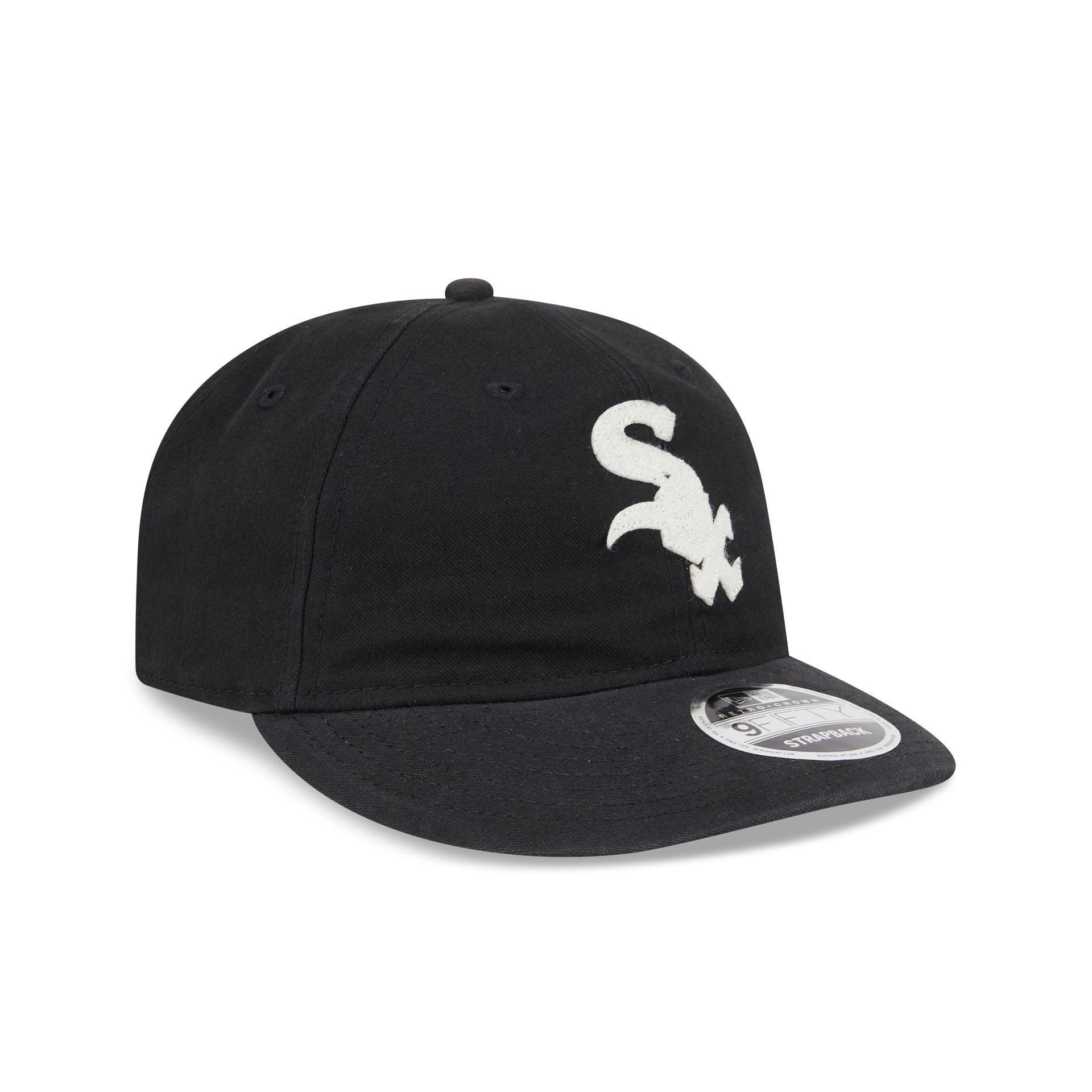 Chicago White Sox Canvas Felt Retro Crown 9FIFTY Adjustable Hat Male Product Image