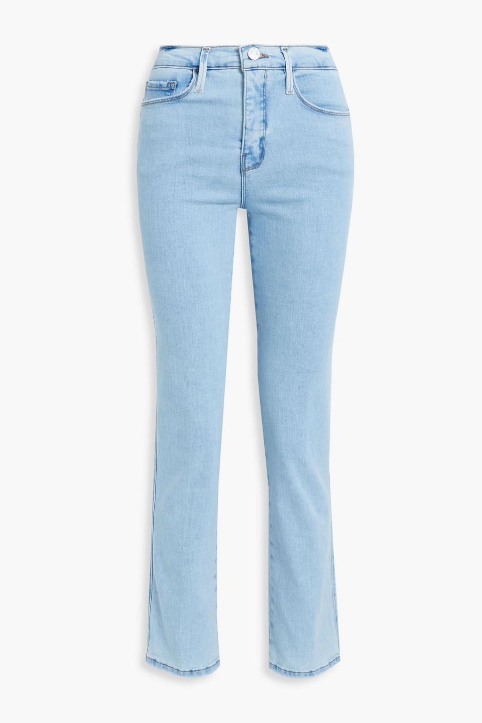 Le Sylvie Slender High-rise Straight-leg Jeans In Light Denim Product Image