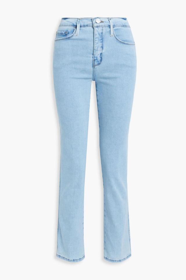 Le Sylvie Slender High-rise Straight-leg Jeans In Light Denim Product Image