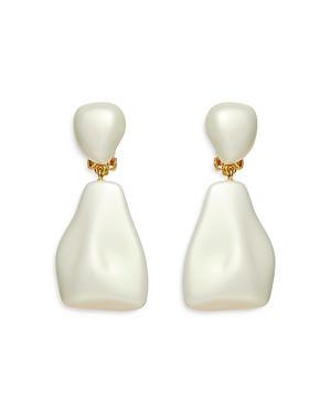 Womens Wilma Goldtone & Imitation Pearl Drop Earrings Product Image