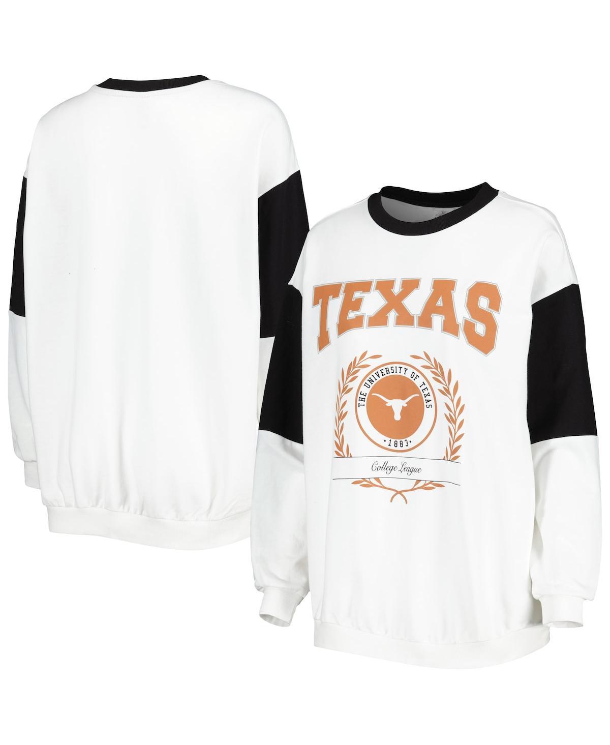 Womens Gameday Couture White Texas Longhorns Its A Vibe Dolman Pullover Sweatshirt Product Image