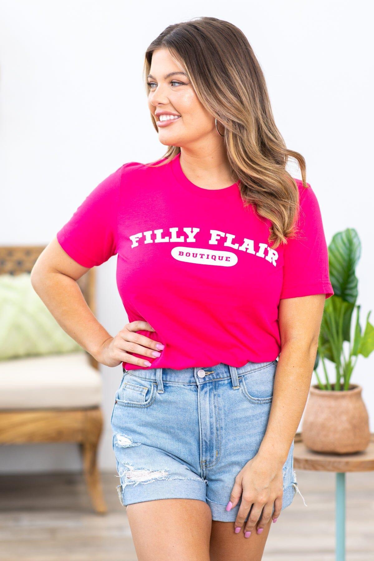 Hot Pink Filly Flair Graphic Tee Product Image