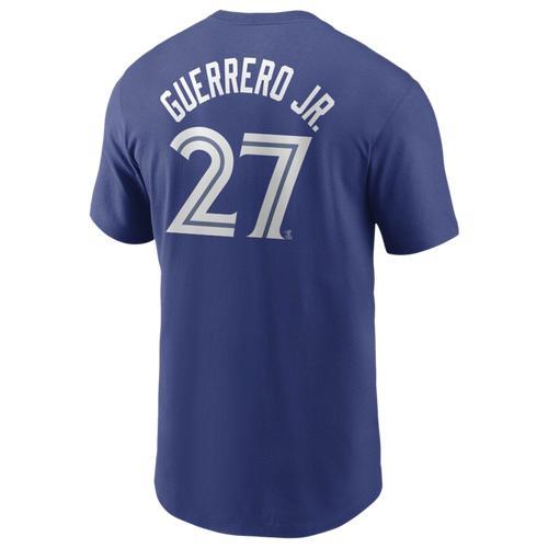 Mens Vladimir Guerrero Jr. Royal Toronto Blue Jays Name Number T-shirt Product Image