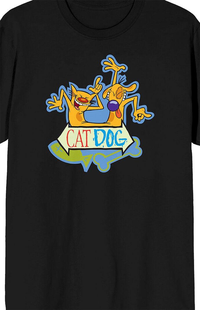 Men's CatDog Title Logo T-Shirt Product Image