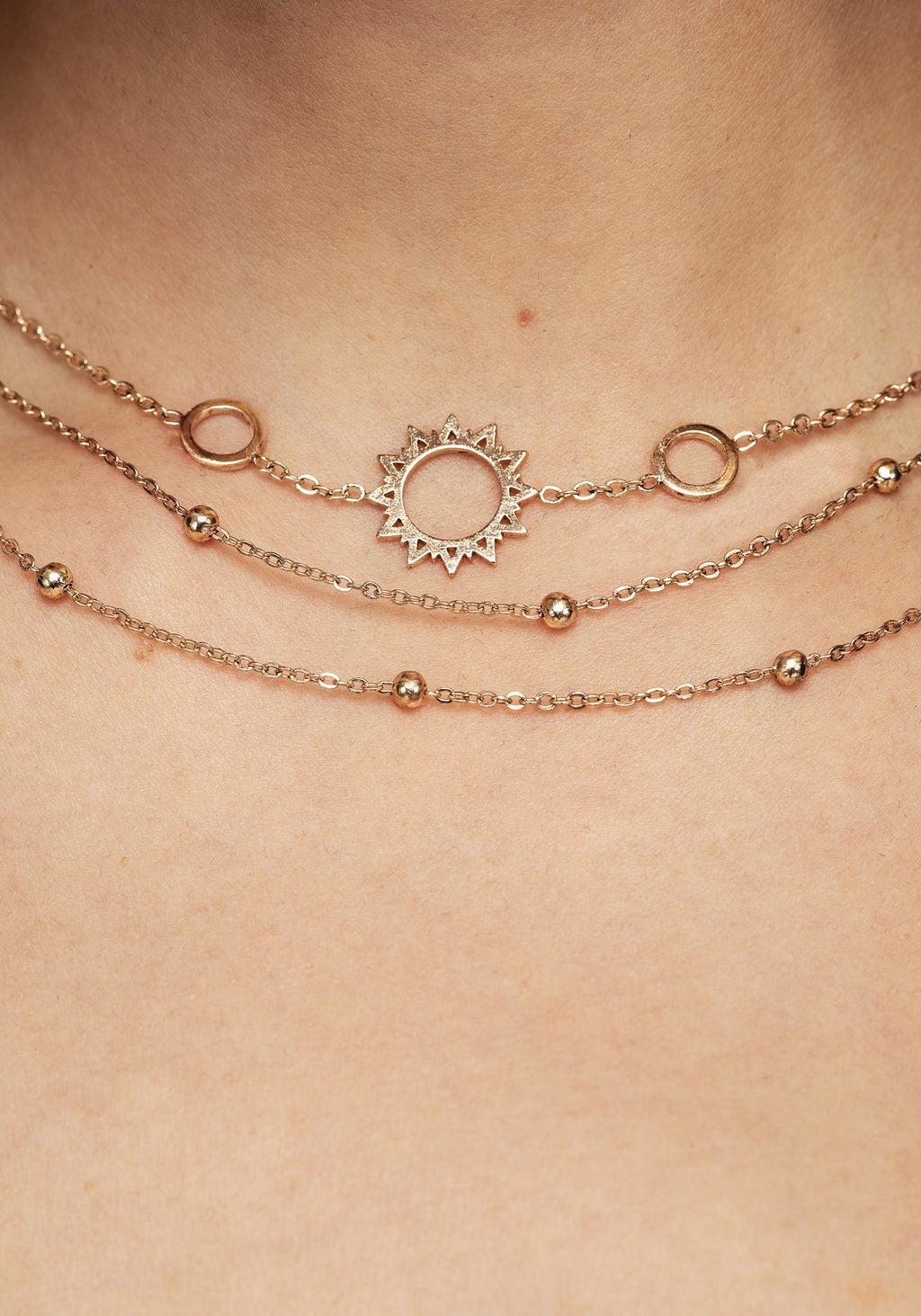 Helios Choker - Gold Product Image