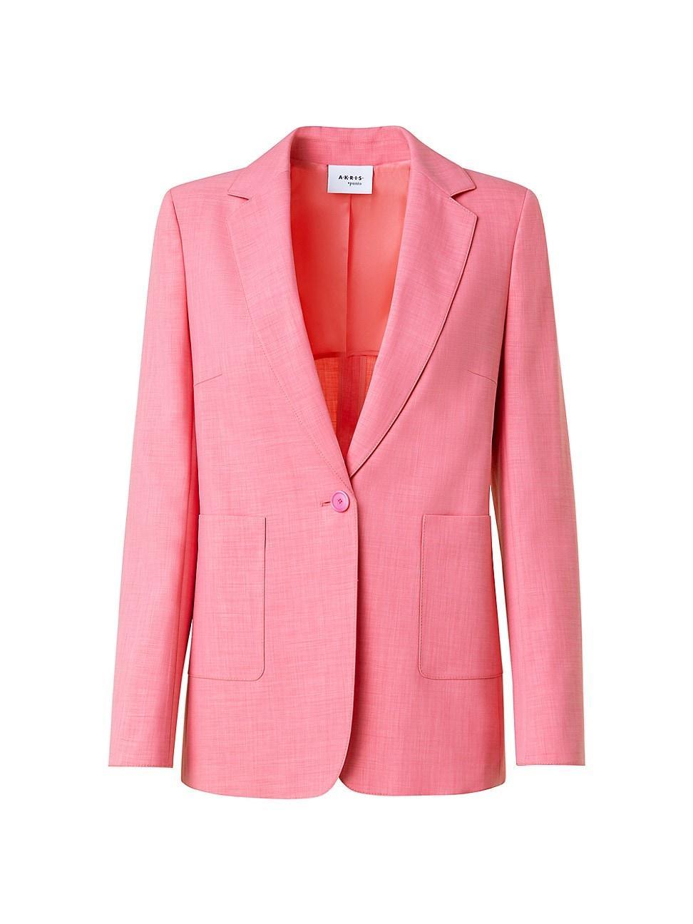 Womens Techno Crepe Blazer Product Image