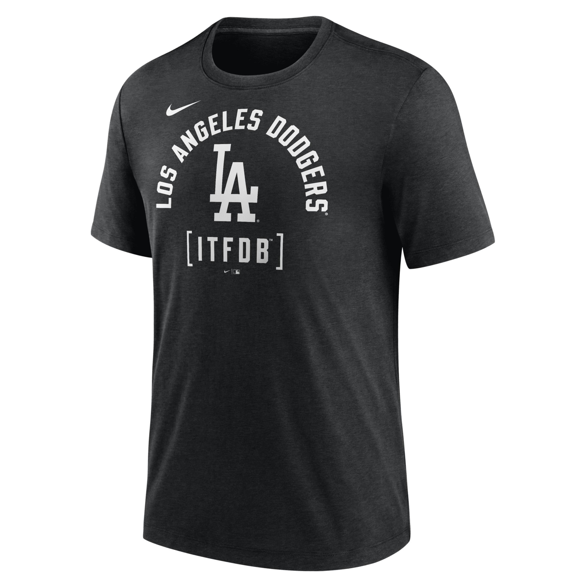 Los Angeles Dodgers Swing Big Nike Men's MLB T-Shirt Product Image