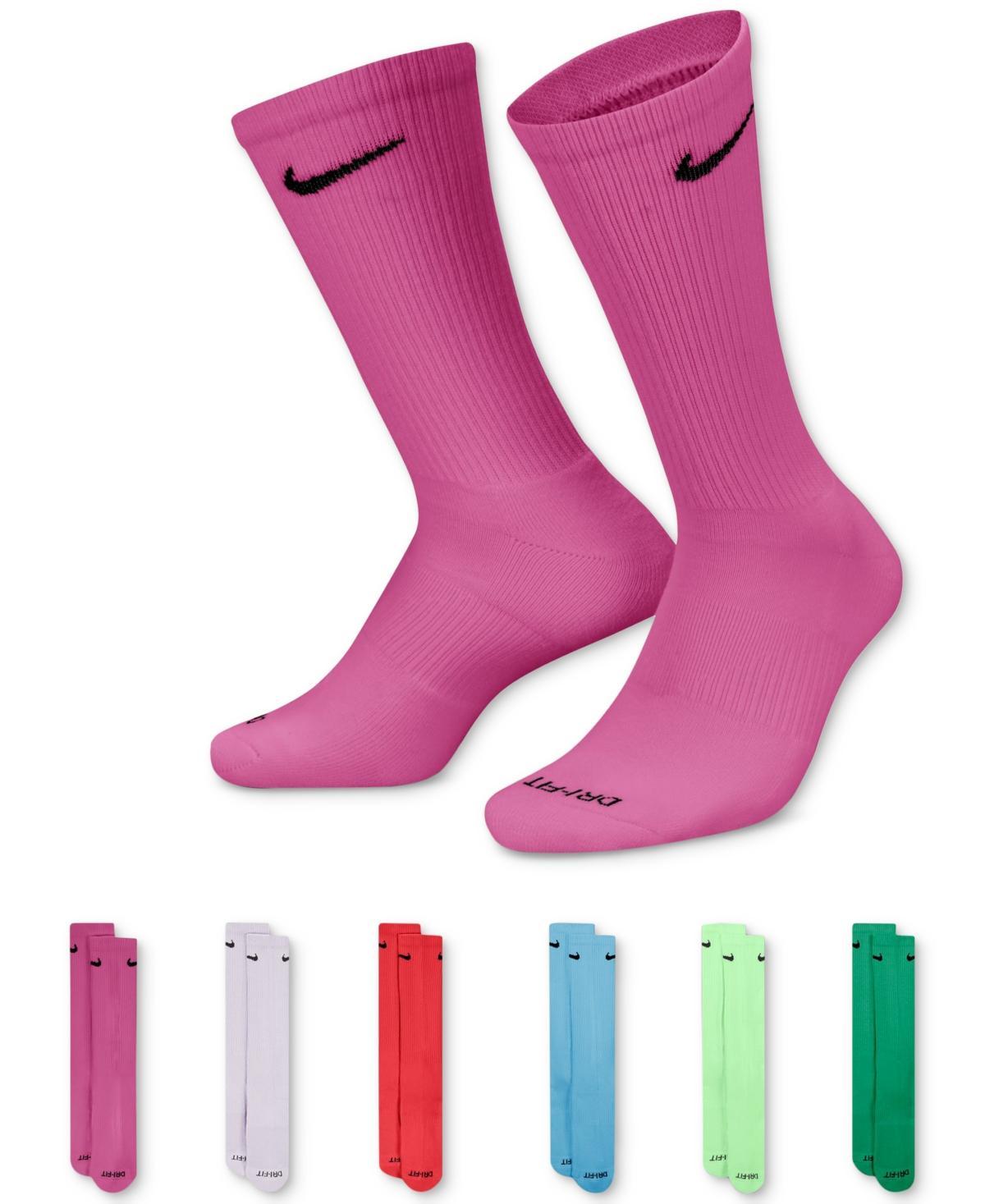 NIKE Unisex Everyday Plus Cushioned Training Crew Socks (6 Pairs) In Multicolor,grey Product Image