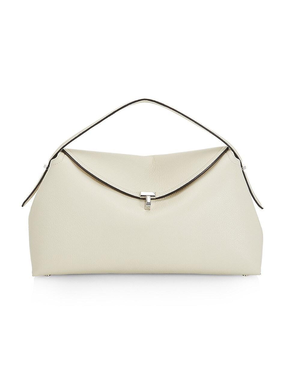 T-Lock Leather Top-Handle Bag Product Image