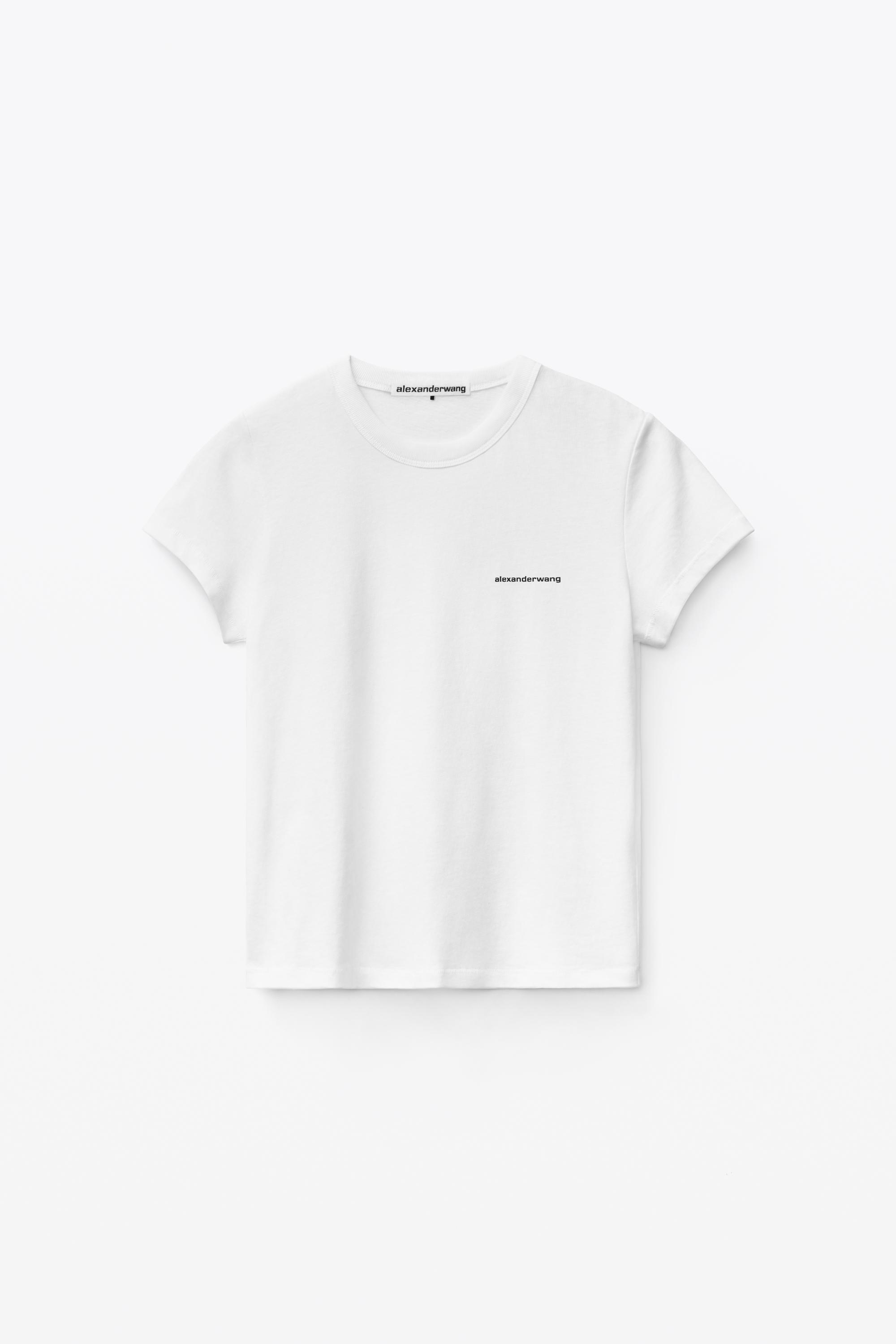 Shrunken Tee In High Twist Jersey   Product Image