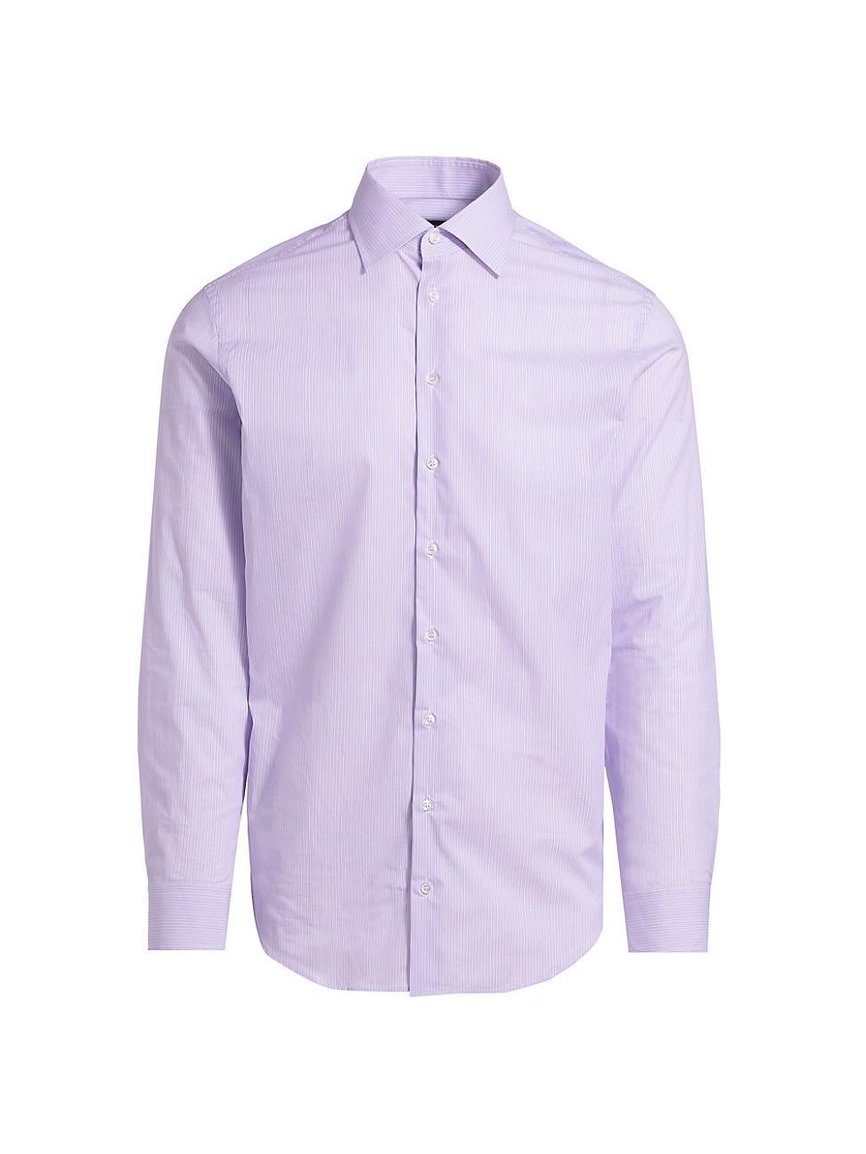 Mens Micro-Stripe Dress Shirt Product Image