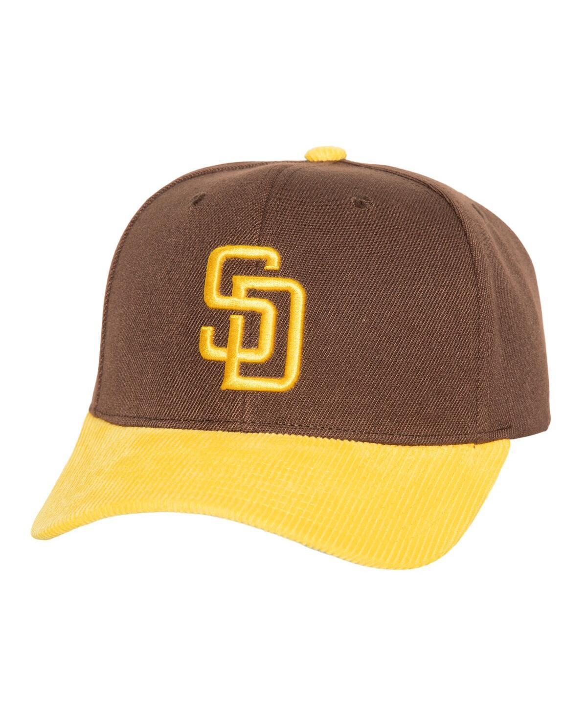 Mens Mitchell & Ness San Diego Padres Corduroy Pro Snapback Hat Product Image