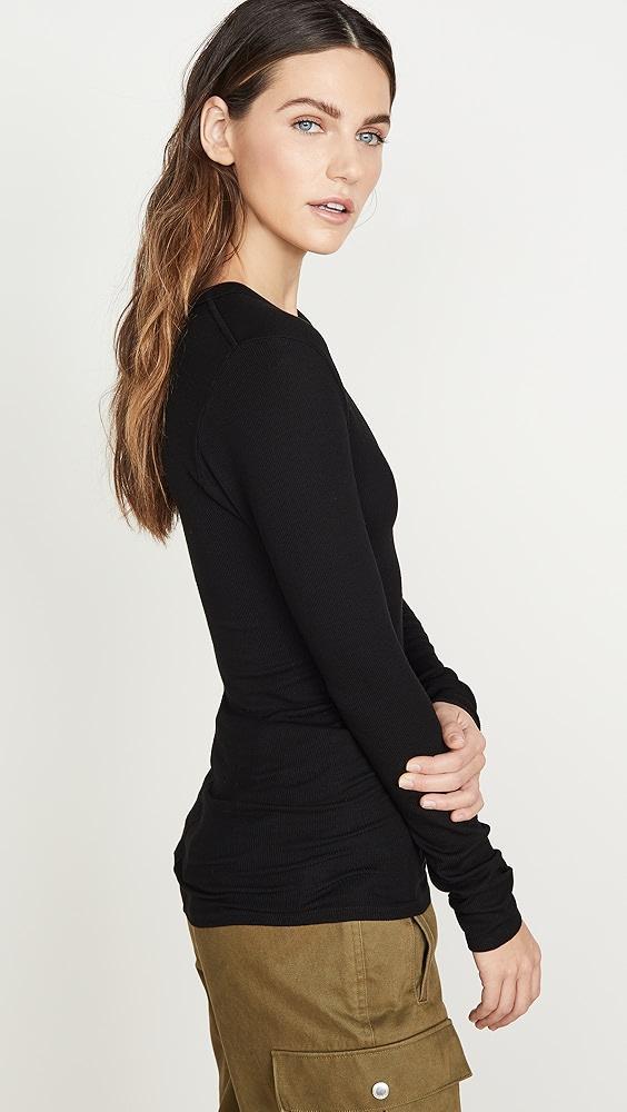 Enza Costa Rib Fitted Top | Shopbop Product Image