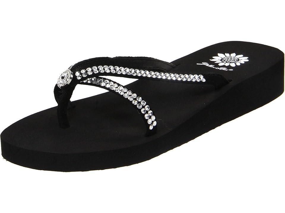 Yellow Box Stormy (Black) Women's Sandals Product Image