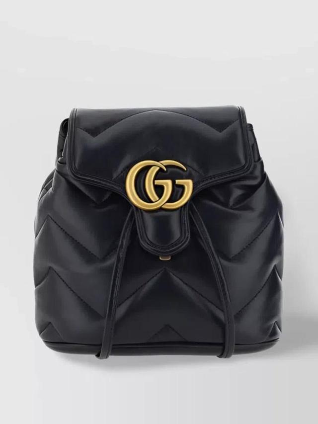 GUCCI Gg Marmont Backpack In Black Product Image