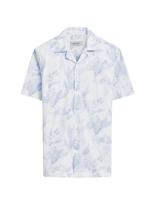 Mens Orson Botanical Cotton-Blend Short-Sleeve Button-Up Shirt Product Image