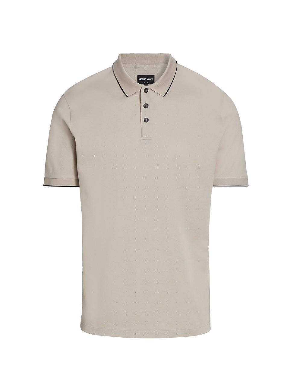 Mens Cotton Polo Shirt Product Image