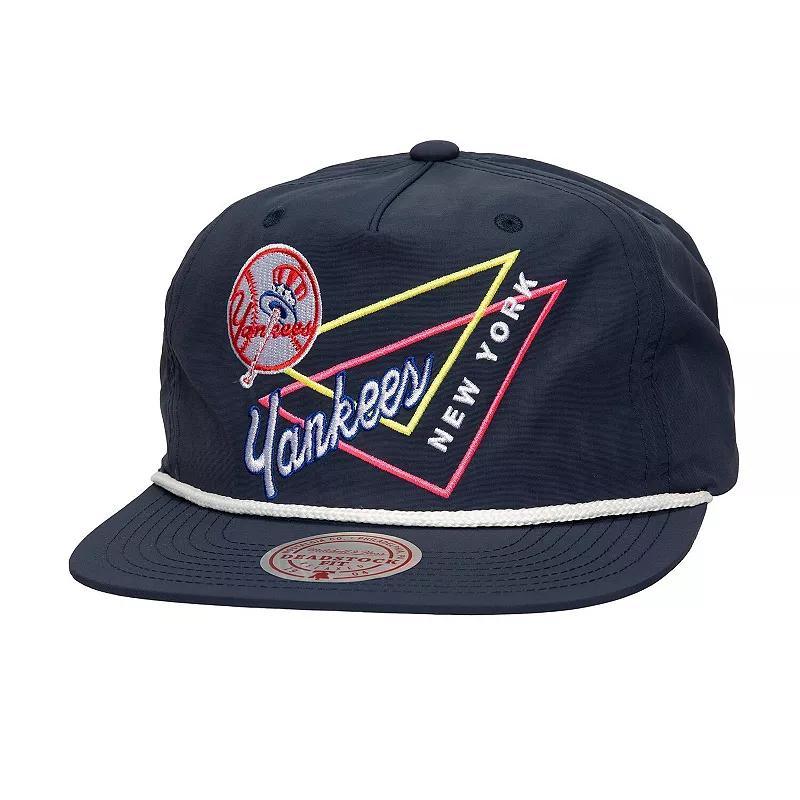 Mens Mitchell & Ness New York Yankees Pew Pew Deadstock Adjustable Hat, Blue Product Image