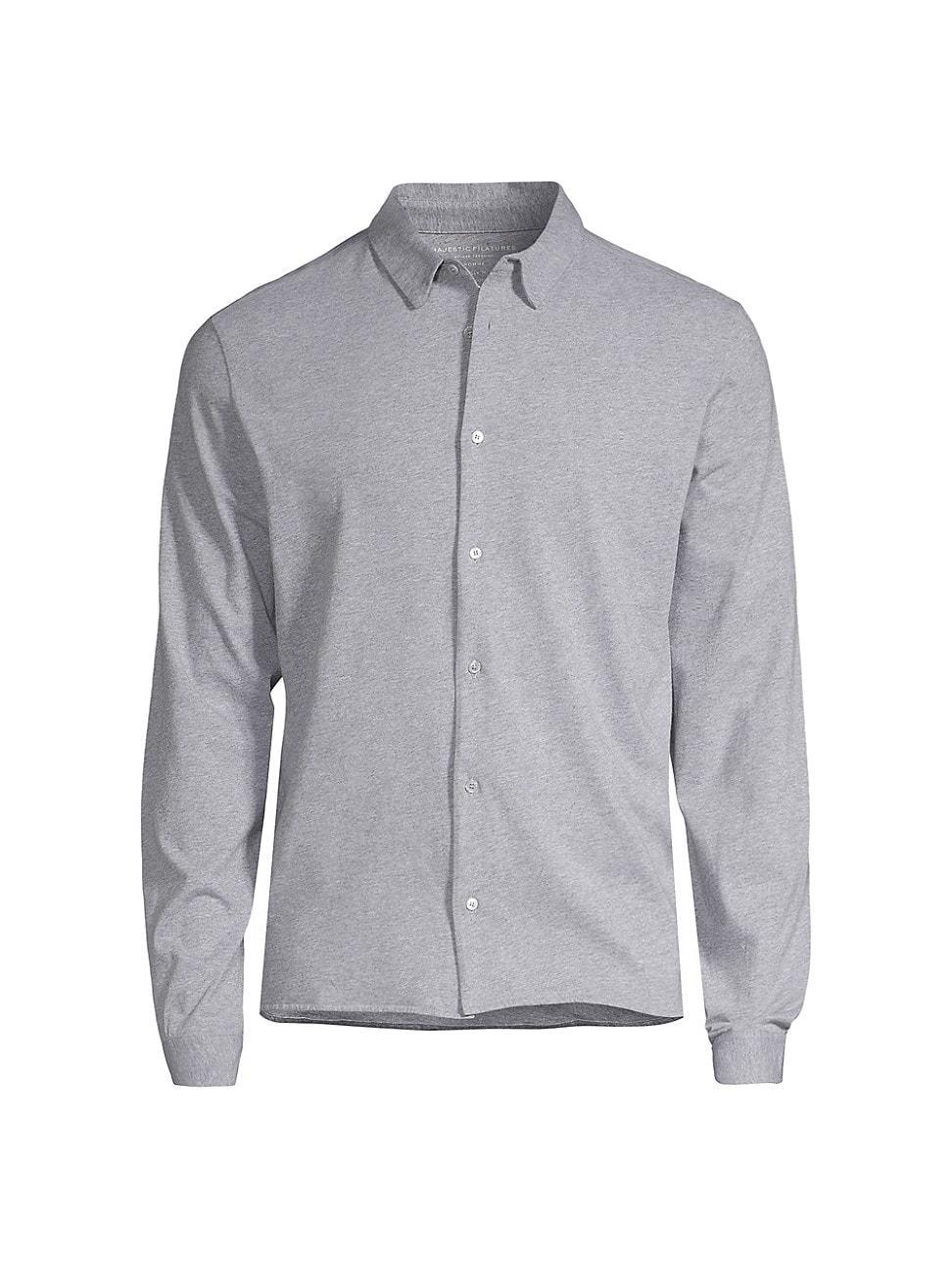 Mens Collared Button-Up Shirt Product Image