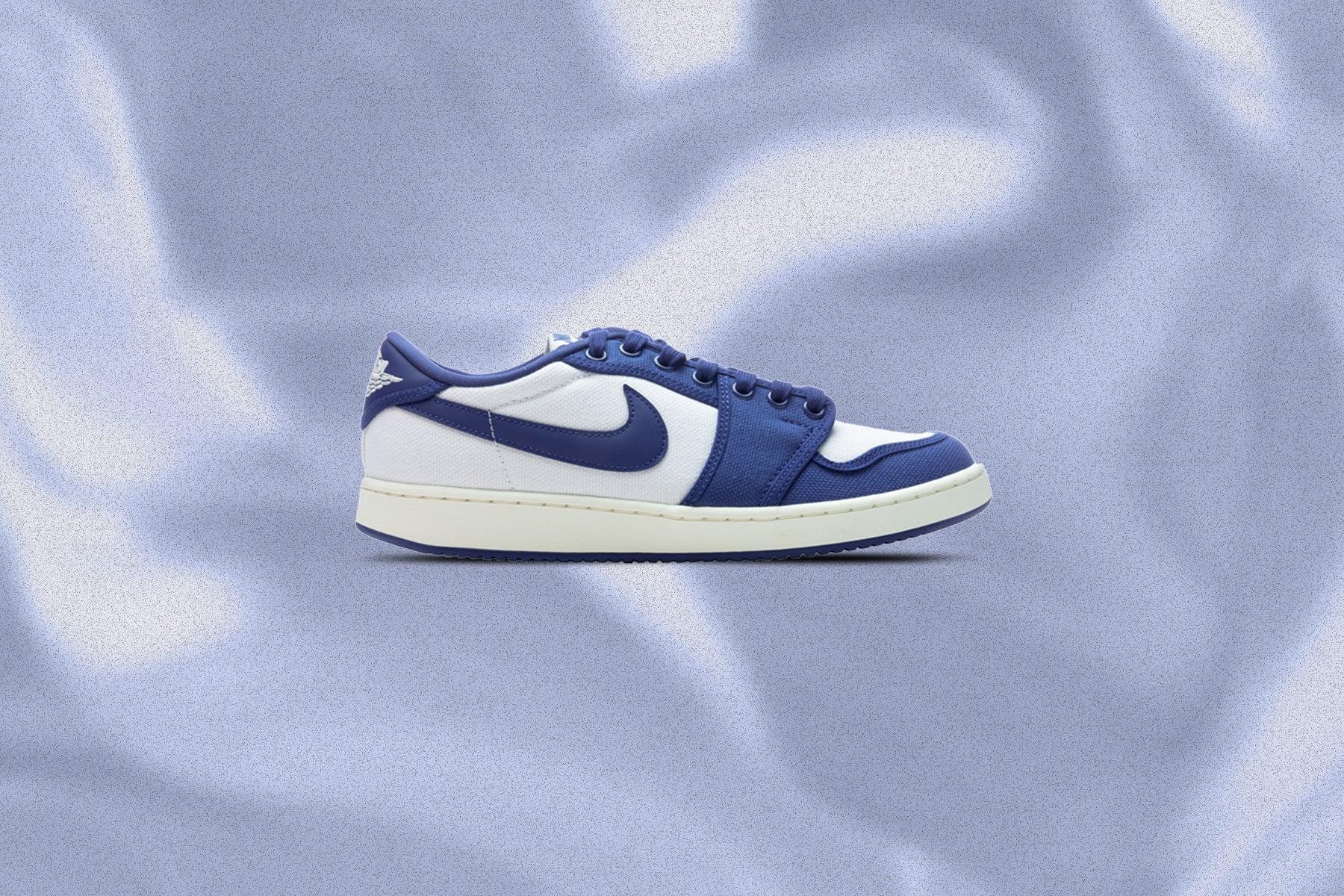 Air Jordan KO 1 Low - White/Dark Royal Blue/Sail Male Product Image