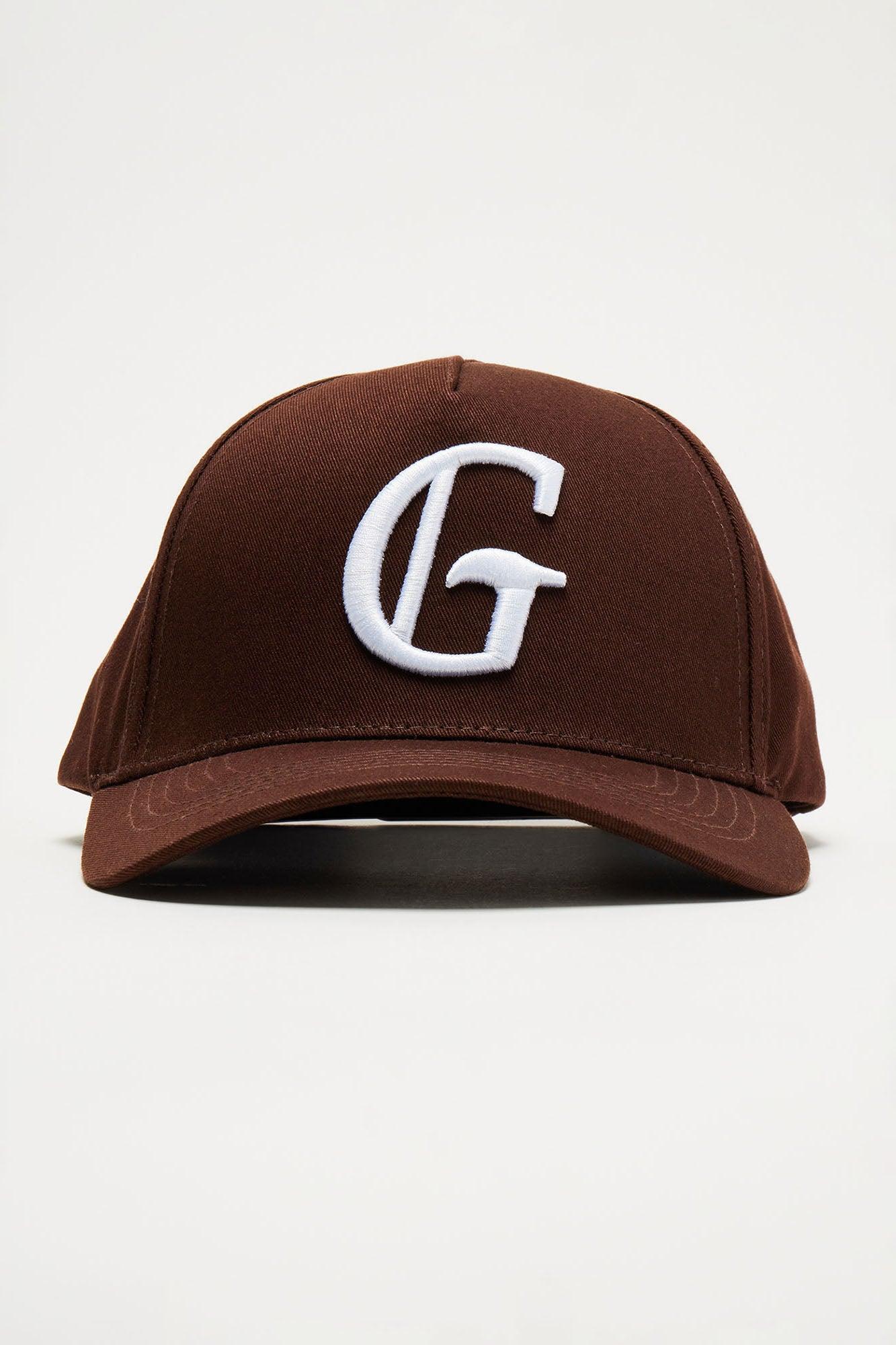 Georgia Snapback Hat - Dark Brown Product Image