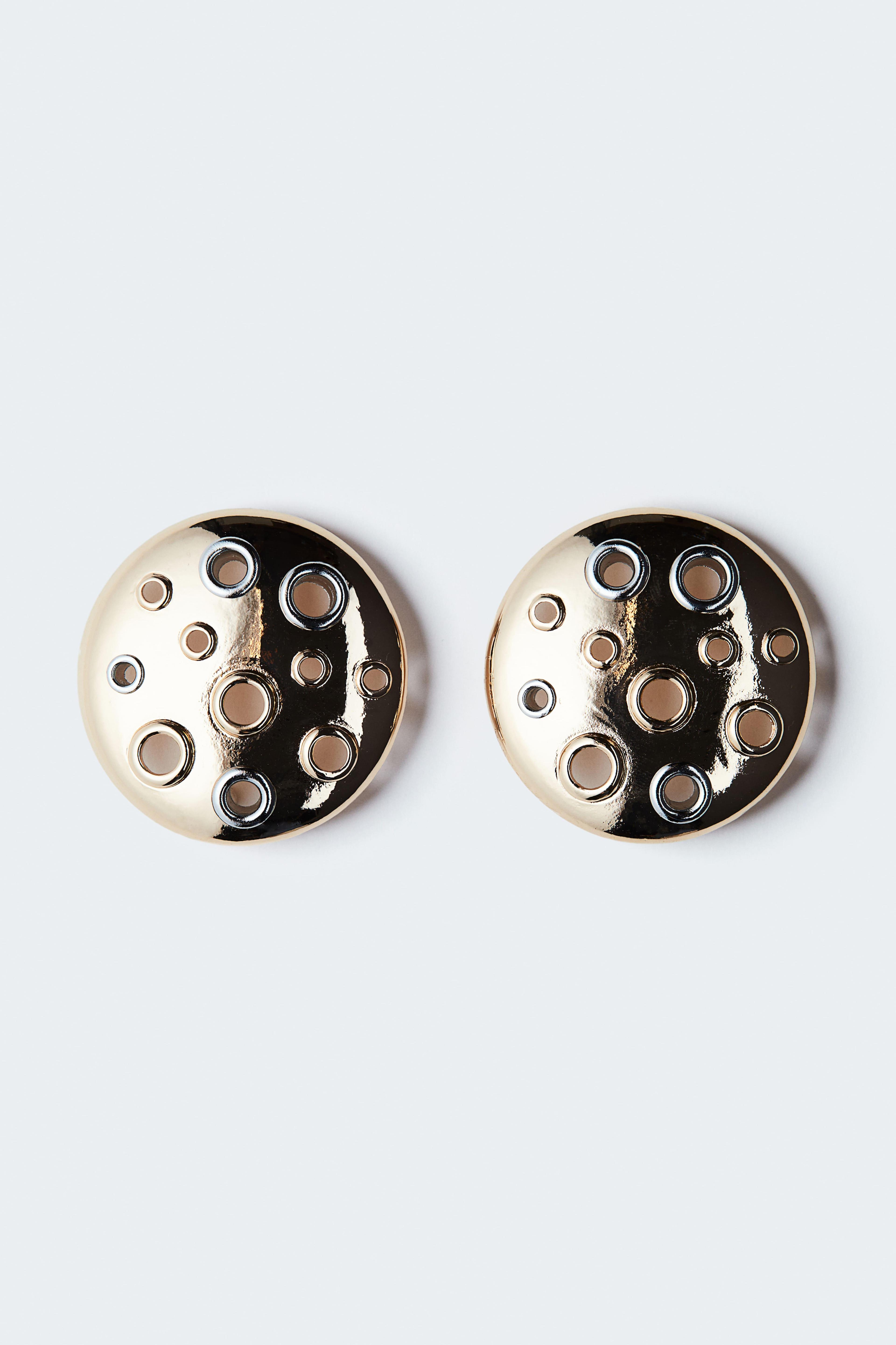 Grommet-Detail Earrings Product Image