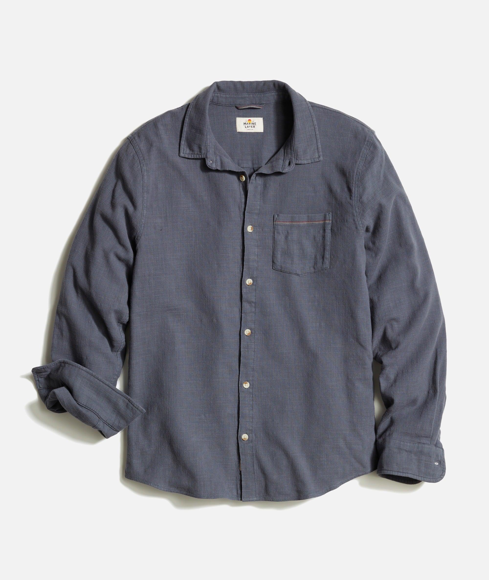 Stretch Selvage Long Sleeve Shirt Product Image